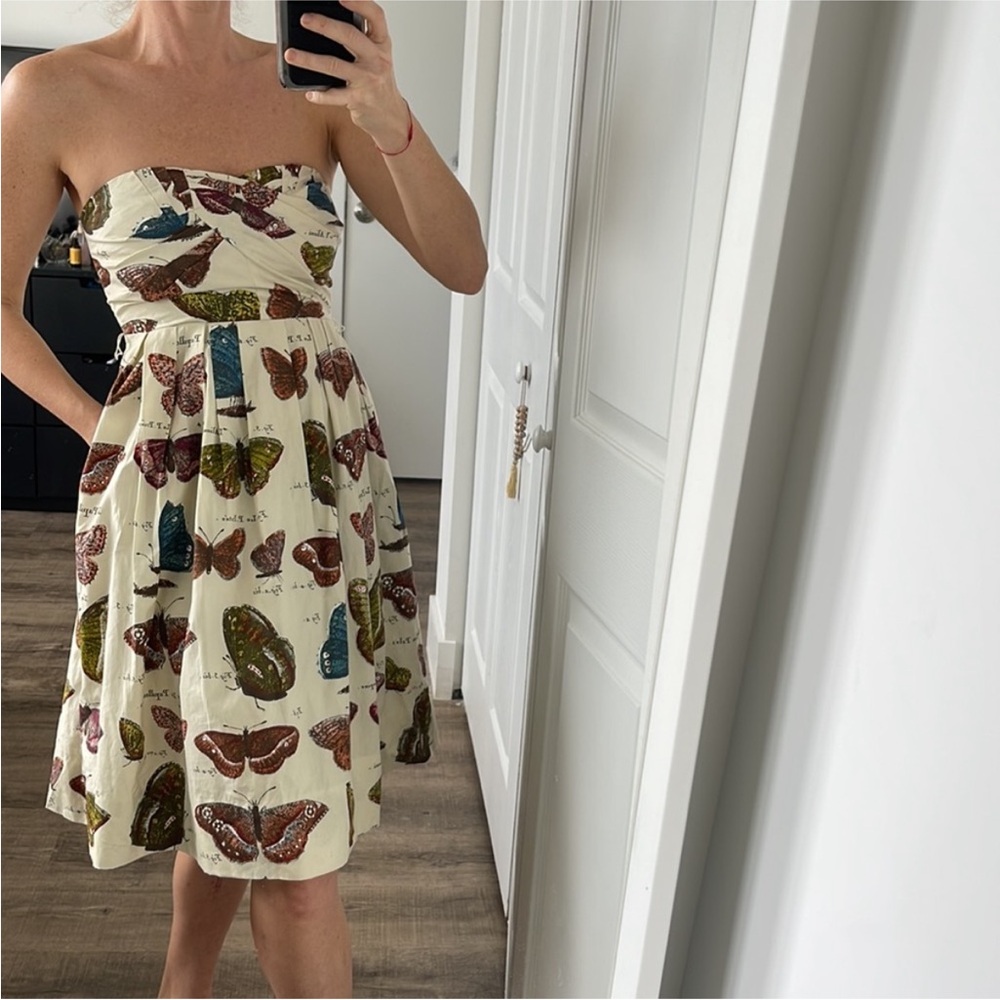 Anthropologie Maeve Lepidoptera Butterfly Dress, 0 - Picture 10 of 11